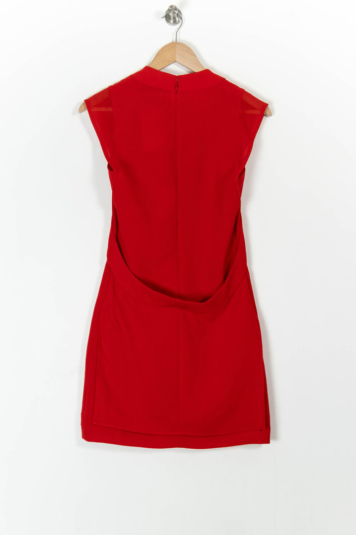 Robe Courte Rouge - Taille S/36 de la marque The Kooples | PARAD84605 - Vendu par Paradigme - Image 4