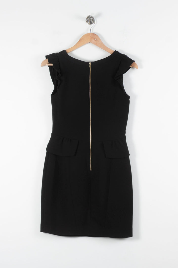 Robe Droite Noire - Taille S/36 de la marque Sandro | PARAD84611 - Vendu par Paradigme - Image 4