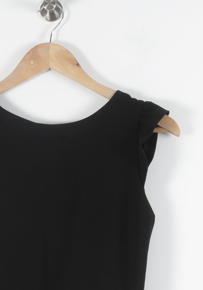 Robe Droite Noire - Taille S/36 de la marque Sandro | PARAD84611 - Vendu par Paradigme - Image 3