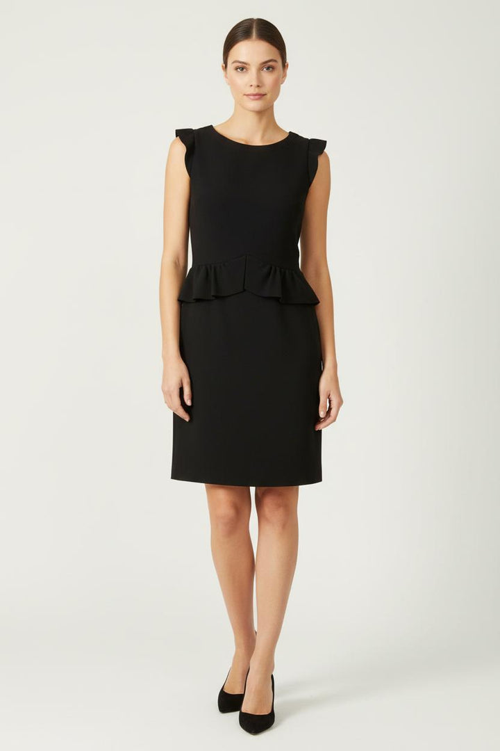 Robe Droite Noire - Taille S/36 de la marque Sandro | PARAD84611 - Vendu par Paradigme - Image 1