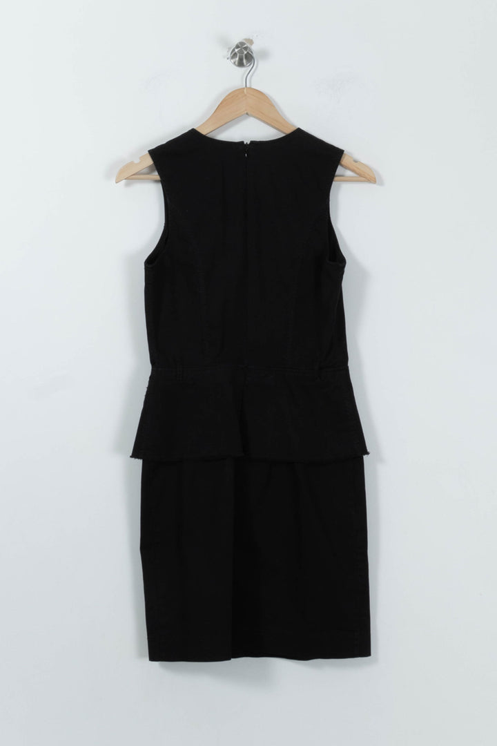 Robe Midi Noire - Taille S/36 de la marque IKKS | PARAD84614 - Vendu par Paradigme - Image 4