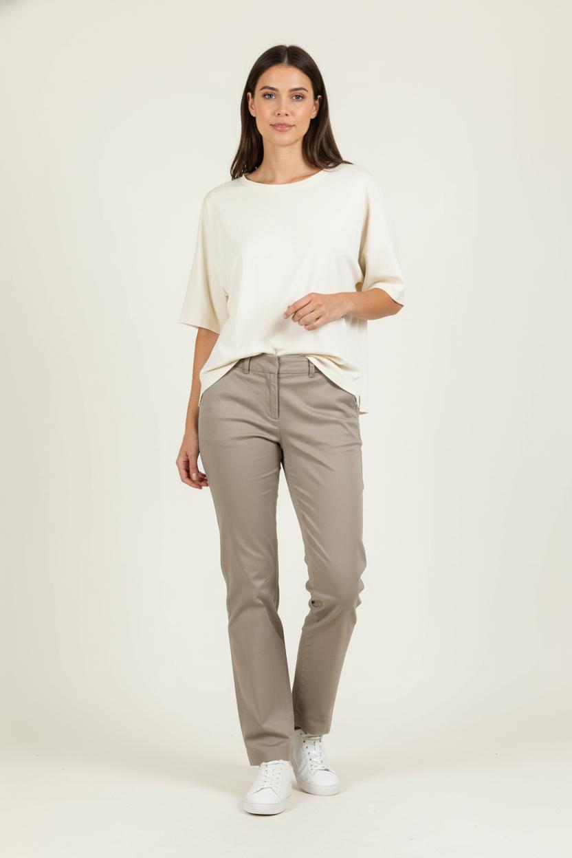 Pantalon Beige - Taille S/36 de la marque Caroll | PARAD84615 - Vendu par Paradigme - Image 1