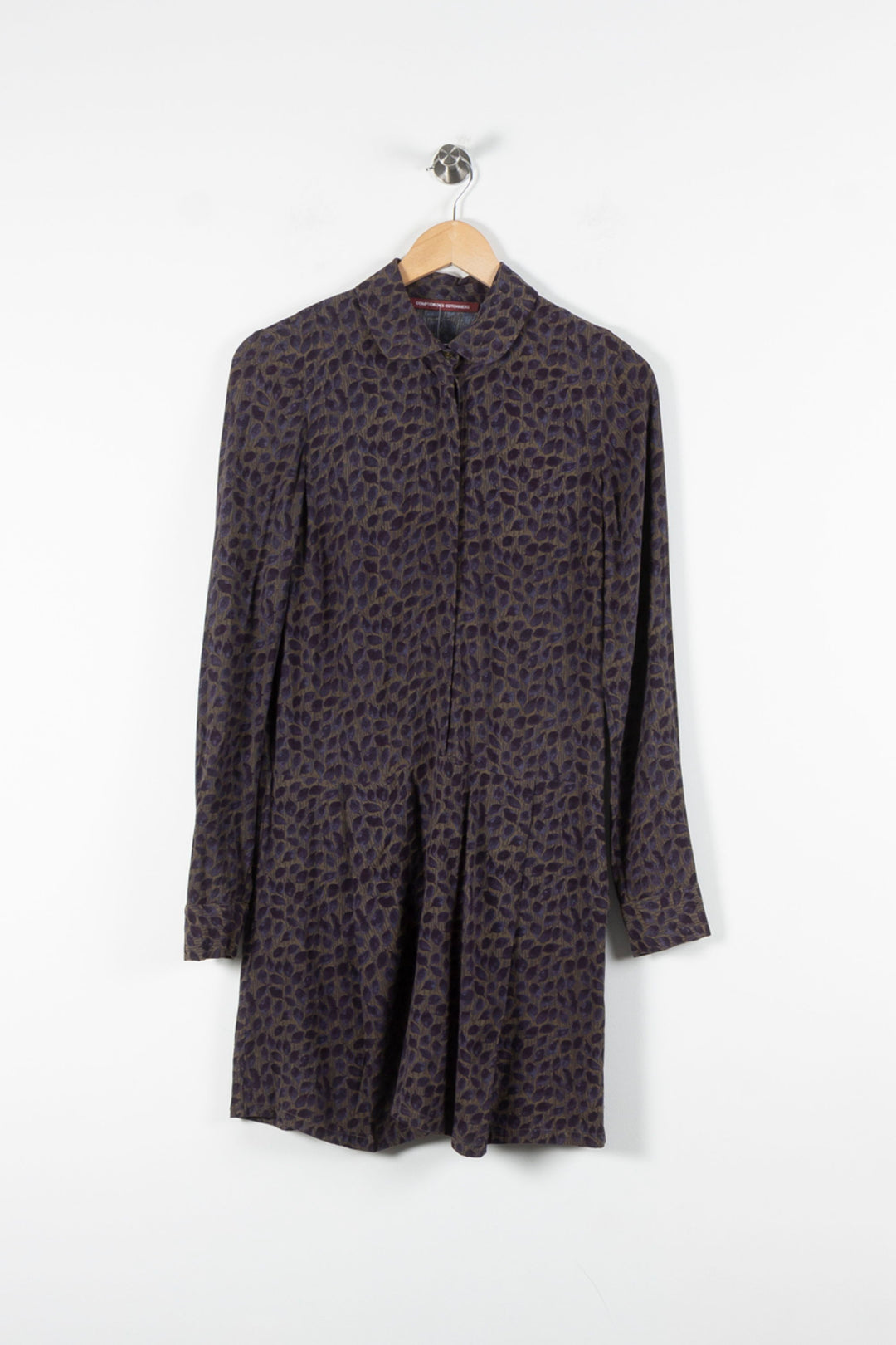 Robe Chemise Bleue et Noire - Taille XS/34 de la marque Comptoir des Cotonniers | PARAD84617 - Vendu par Paradigme - Image 2