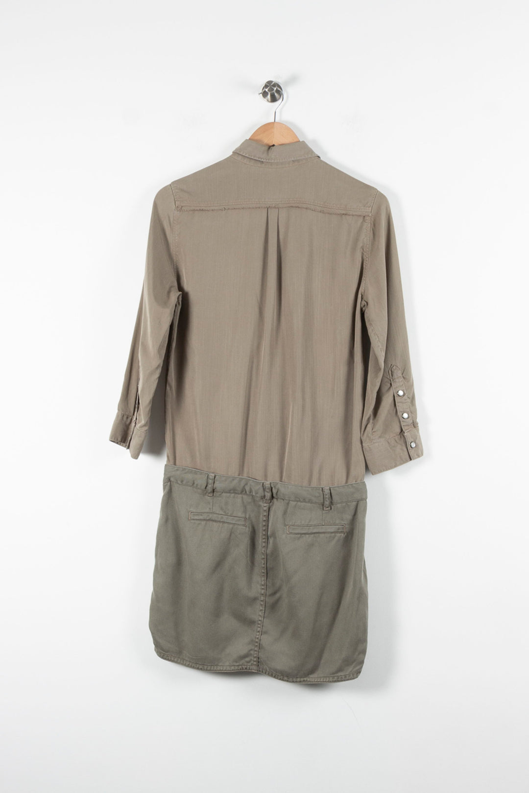 Robe Chemise Verte - Taille M/38 de la marque Maje | PARAD84618 - Vendu par Paradigme - Image 4