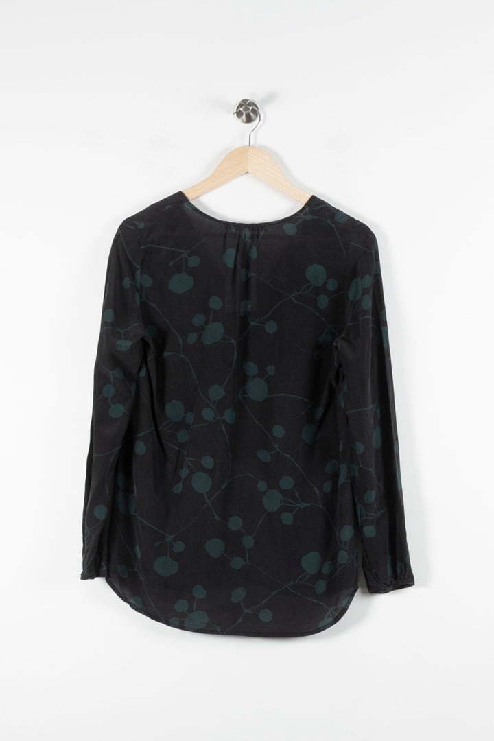 Blouse Noire et Verte - Taille S/36 de la marque Comptoir des Cotonniers | PARAD84621 - Vendu par Paradigme - Image 4
