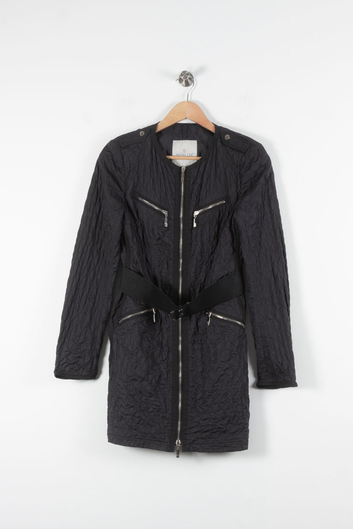 Doudoune Longue Noire - Taille S/36 de la marque Moncler | PARAD84623 - Vendu par Paradigme - Image 2