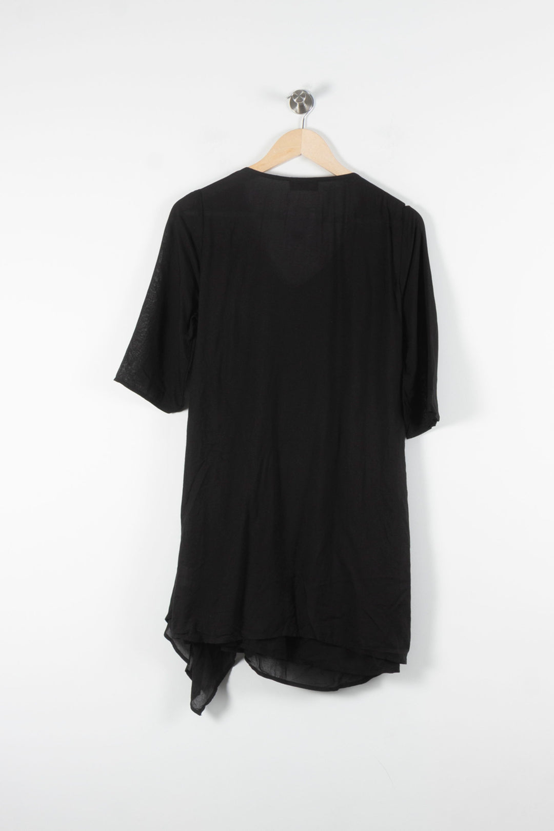 Robe Drapée Noire - Taille L/40 de la marque One Step | PARAD84624 - Vendu par Paradigme - Image 4