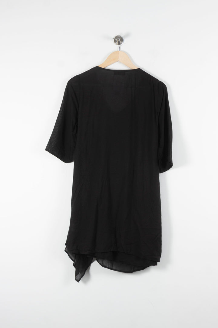 Robe Drapée Noire - Taille L/40 de la marque One Step | PARAD84624 - Vendu par Paradigme - Image 4