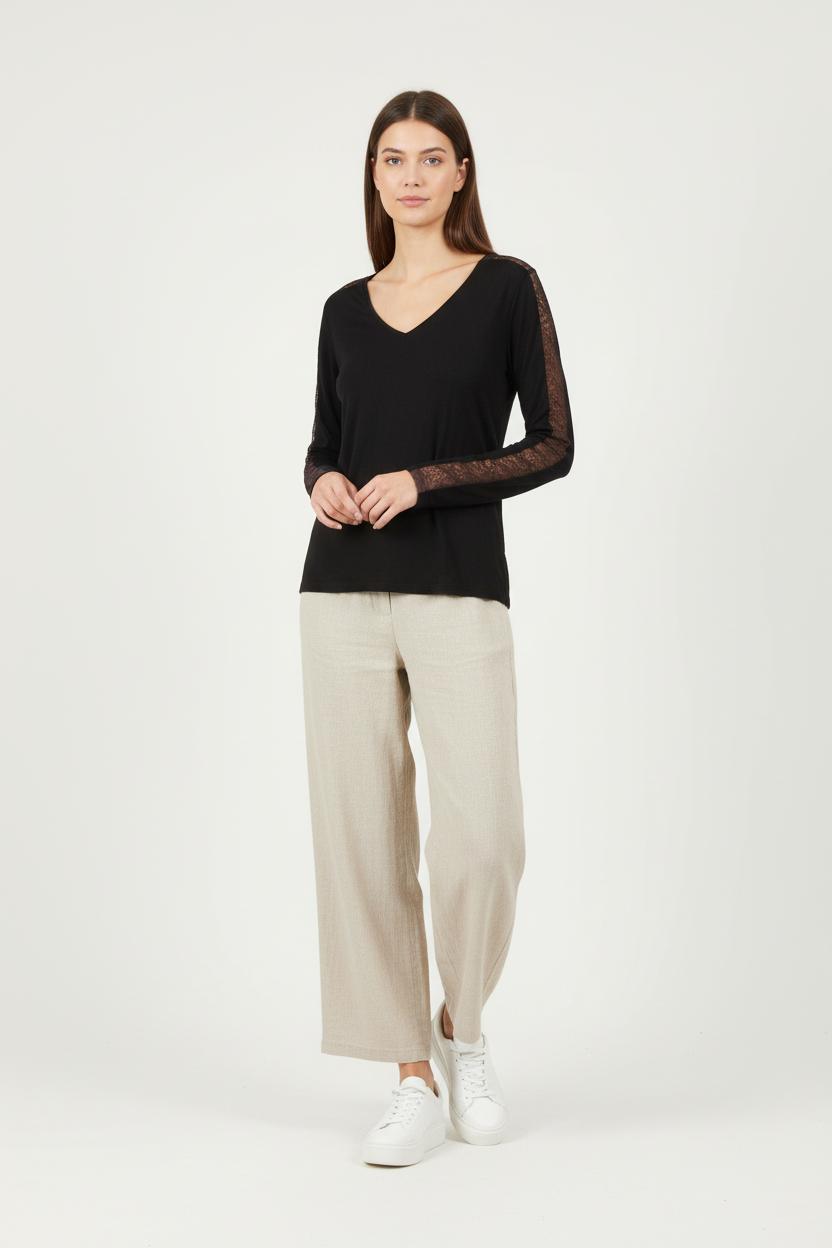 Tunique Noire - Taille S/36 de la marque IKKS | PARAD84626 - Vendu par Paradigme - Image 1