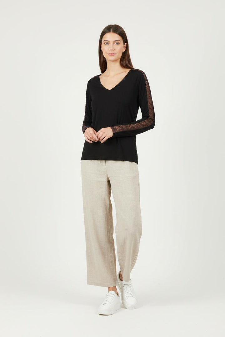 Tunique Noire - Taille S/36 de la marque IKKS | PARAD84626 - Vendu par Paradigme - Image 1