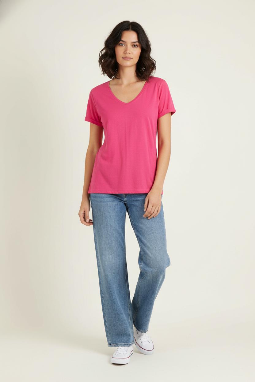 Tee-shirt Rose - Taille S/36 de la marque Des petits hauts | PARAD84630 - Vendu par Paradigme - Image 1