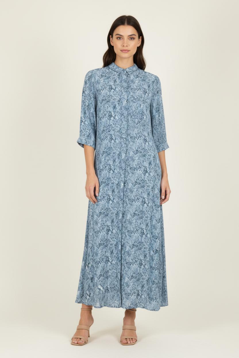 Robe Chemise Bleue - Taille S/36 de la marque Grace & Mila | PARAD84635 - Vendu par Paradigme - Image 1