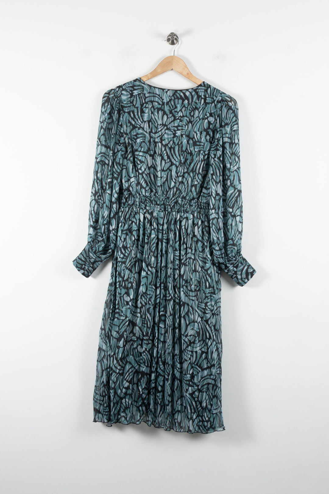 Robe Midi Bleue et Noire - Taille S/36 de la marque Suncoo | PARAD84639 - Vendu par Paradigme - Image 4