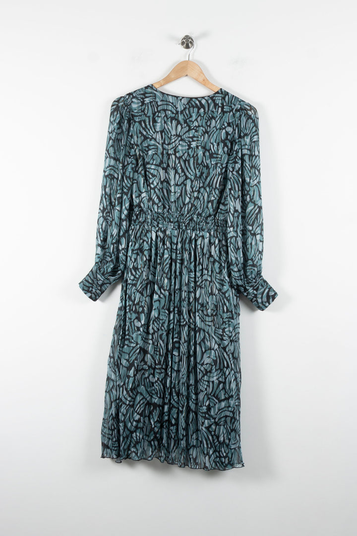 Robe Midi Bleue et Noire - Taille S/36 de la marque Suncoo | PARAD84639 - Vendu par Paradigme - Image 4