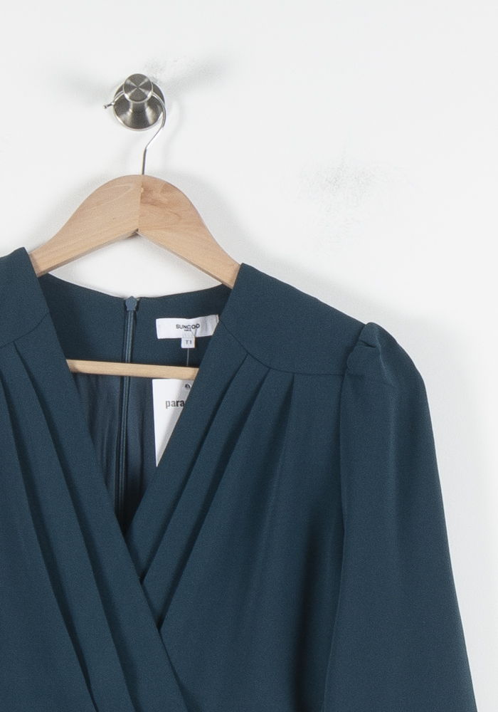 Robe Portefeuille Verte - Taille S/36 de la marque Suncoo | PARAD84640 - Vendu par Paradigme - Image 3