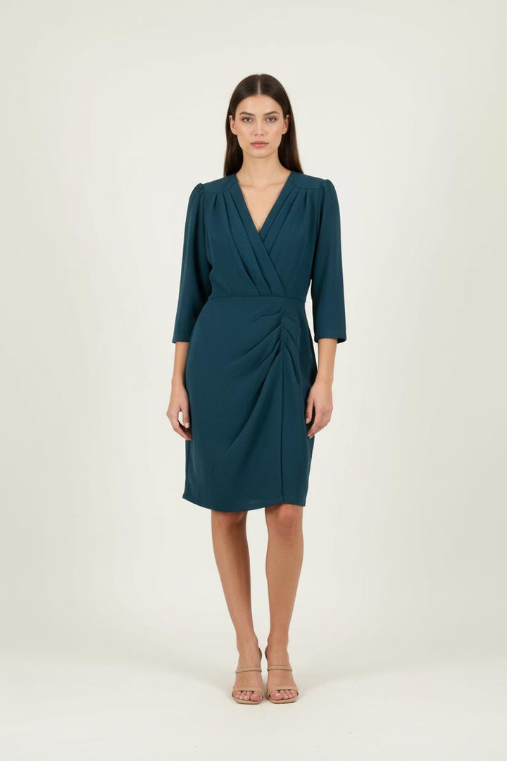 Robe Portefeuille Verte - Taille S/36 de la marque Suncoo | PARAD84640 - Vendu par Paradigme - Image 1