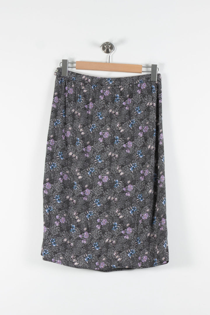 Jupe Midi Grise et Violette - Taille M/38 de la marque Karl Marc John | PARAD84645 - Vendu par Paradigme - Image 4