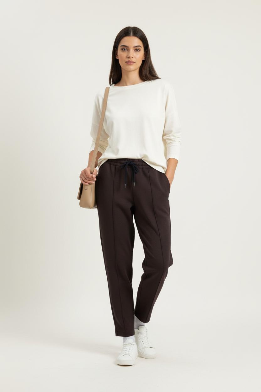 Pantalon Marron - Taille L/40 de la marque La Fée Maraboutée | PARAD84649 - Vendu par Paradigme - Image 1