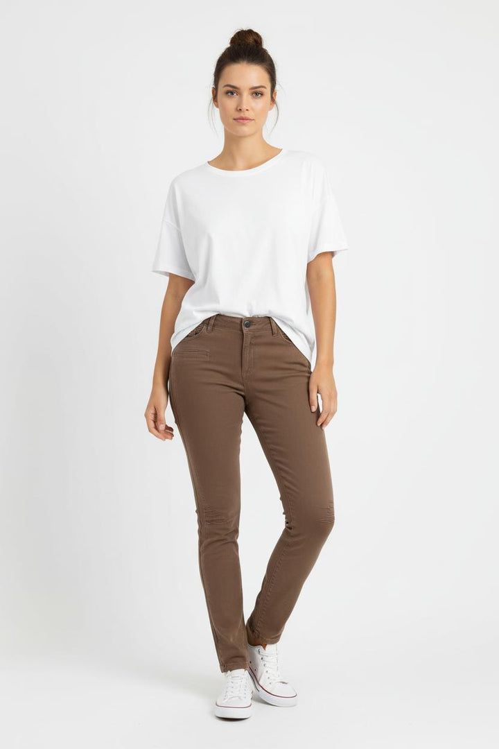 Jean Marron - Taille L/40 de la marque One Step | PARAD84664 - Vendu par Paradigme - Image 1
