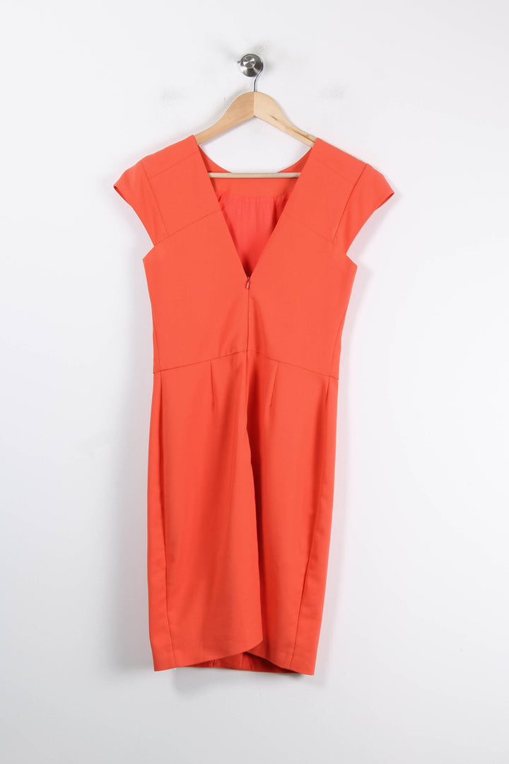 Robe Droite Orange - Taille L/40 de la marque ba&sh | PARAD84671 - Vendu par Paradigme - Image 4