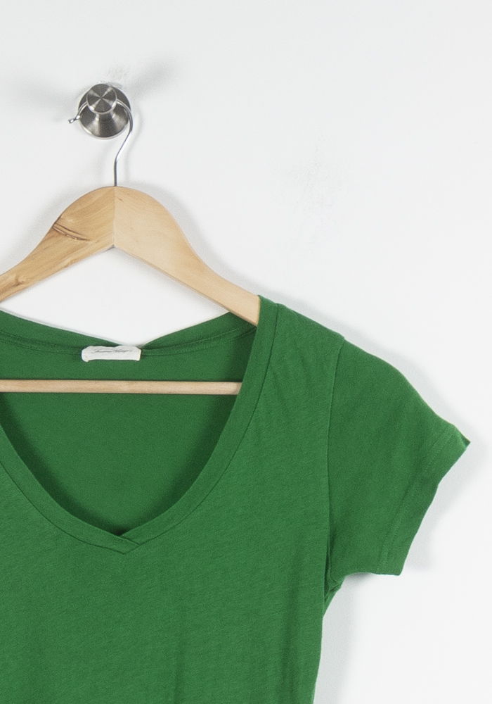 Tee-shirt Vert - Taille XS/34 de la marque American Vintage | PARAD84679 - Vendu par Paradigme - Image 3