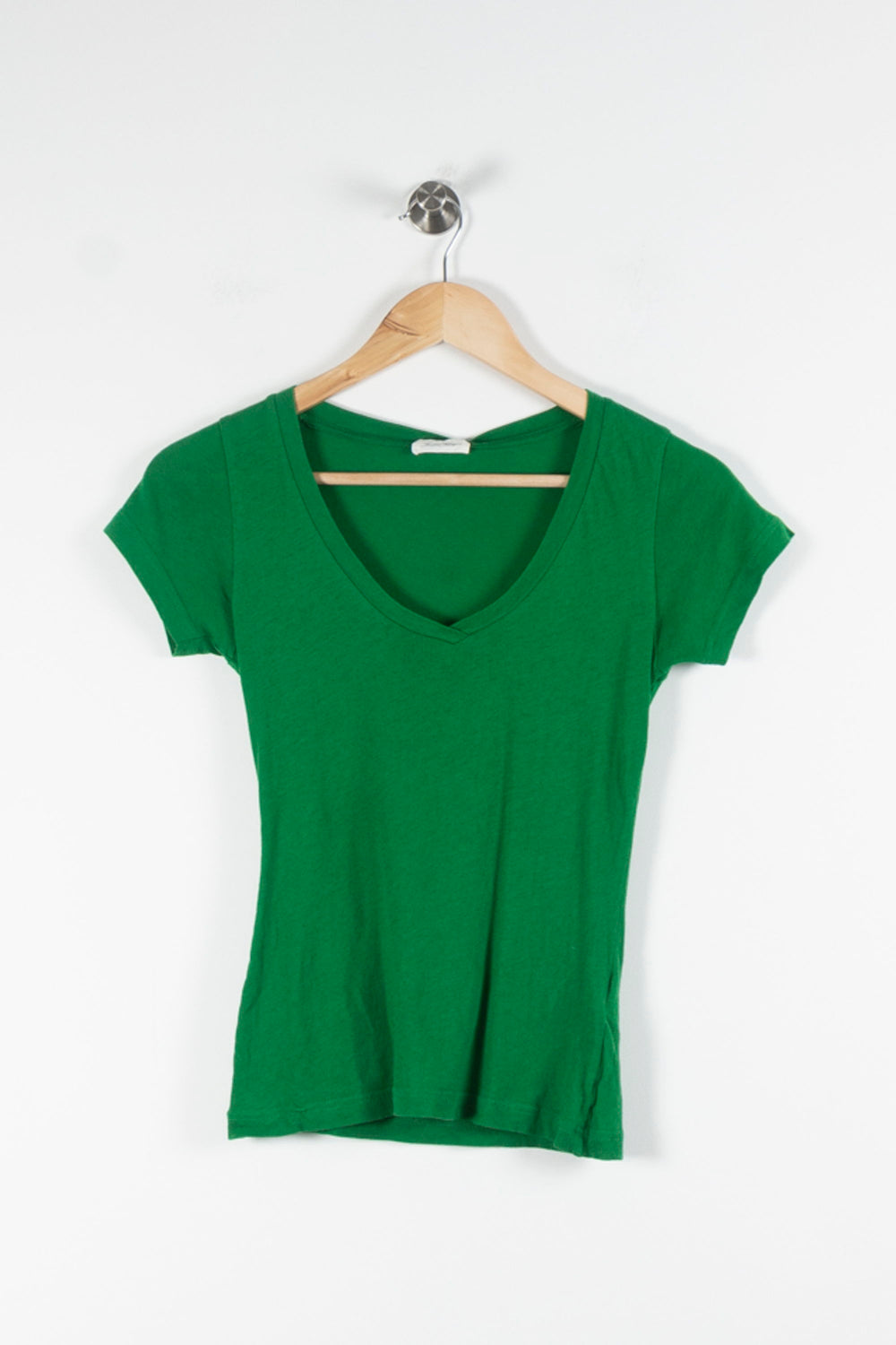 Tee-shirt Vert - Taille XS/34 de la marque American Vintage | PARAD84679 - Vendu par Paradigme - Image 2