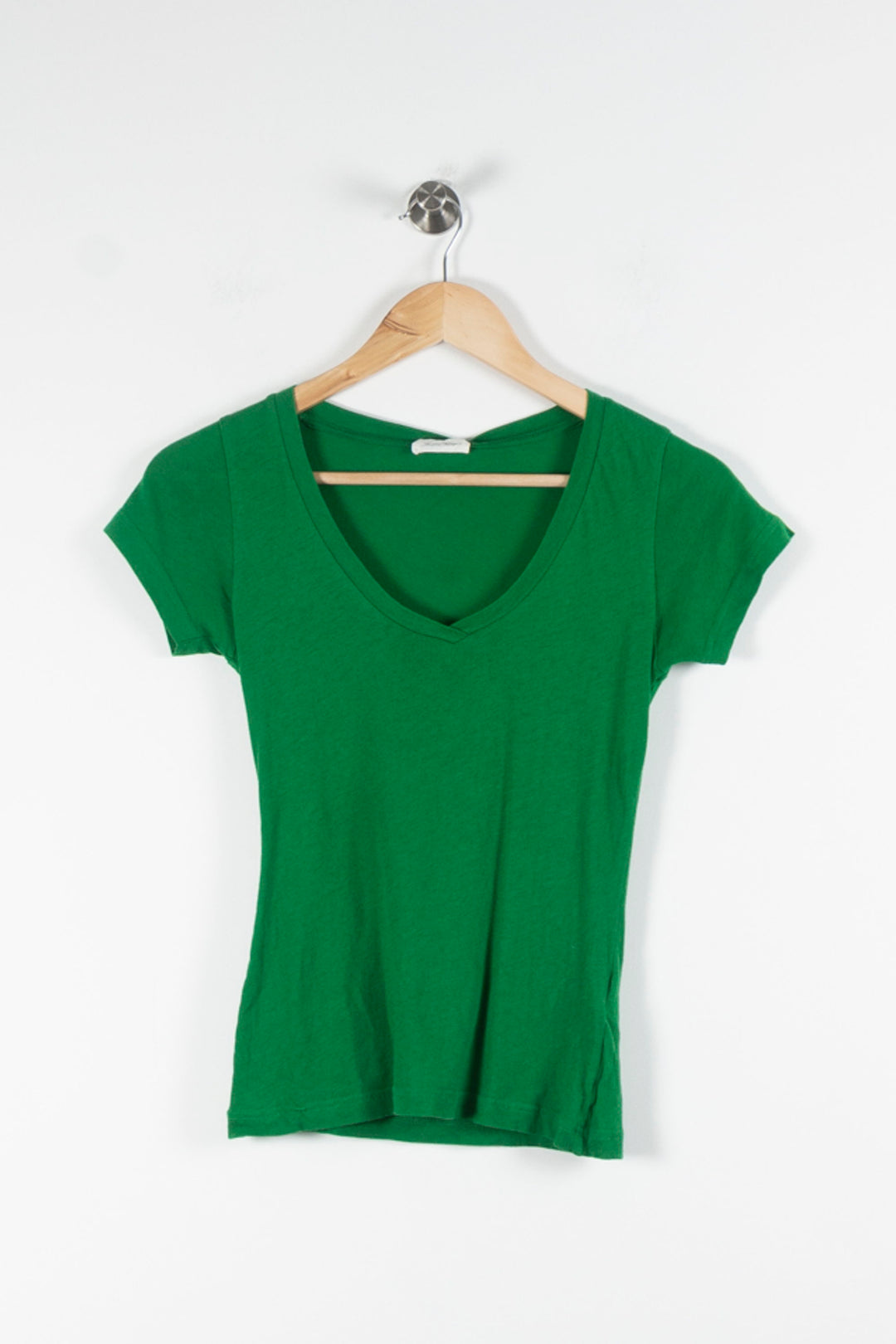 Tee-shirt Vert - Taille XS/34 de la marque American Vintage | PARAD84679 - Vendu par Paradigme - Image 2