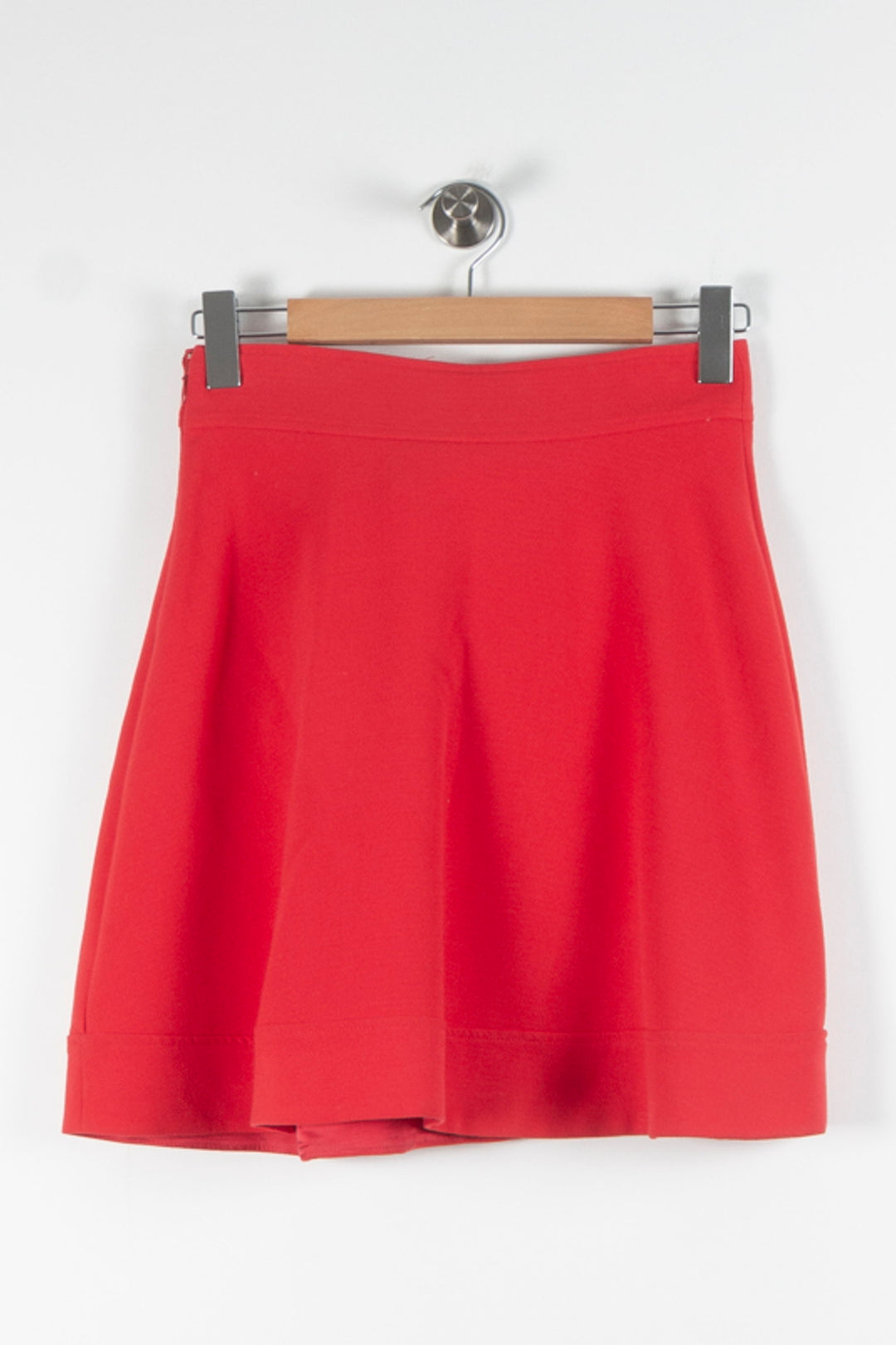 Jupe Courte Rouge - Taille S/36 de la marque Claudie Pierlot | PARAD84696 - Vendu par Paradigme - Image 4