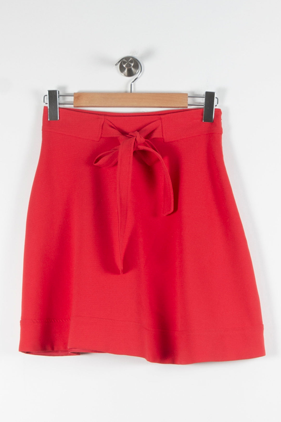 Jupe Courte Rouge - Taille S/36 de la marque Claudie Pierlot | PARAD84696 - Vendu par Paradigme - Image 2