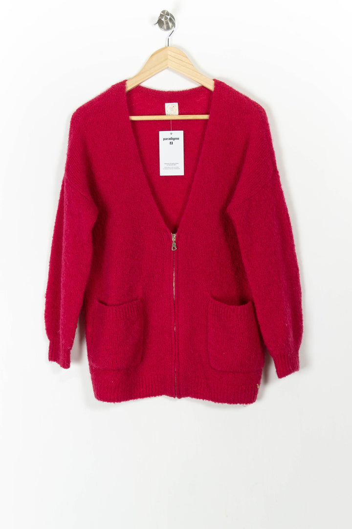 Cardigan Rouge - Taille XS/34 de la marque Des petits hauts | PARAD84711 - Vendu par Paradigme - Image 2