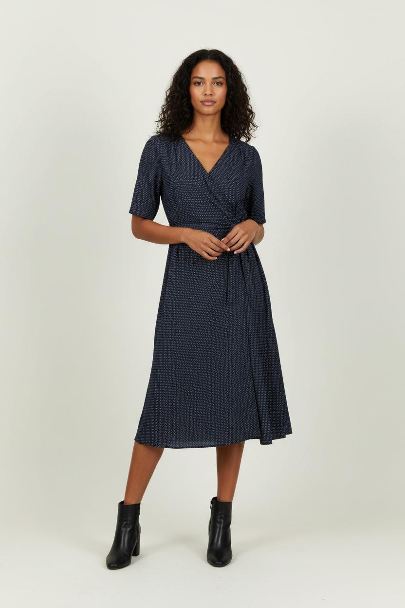 Robe Midi Bleue - Taille L/40 de la marque Agnès b. | PARAD84712 - Vendu par Paradigme - Image 1
