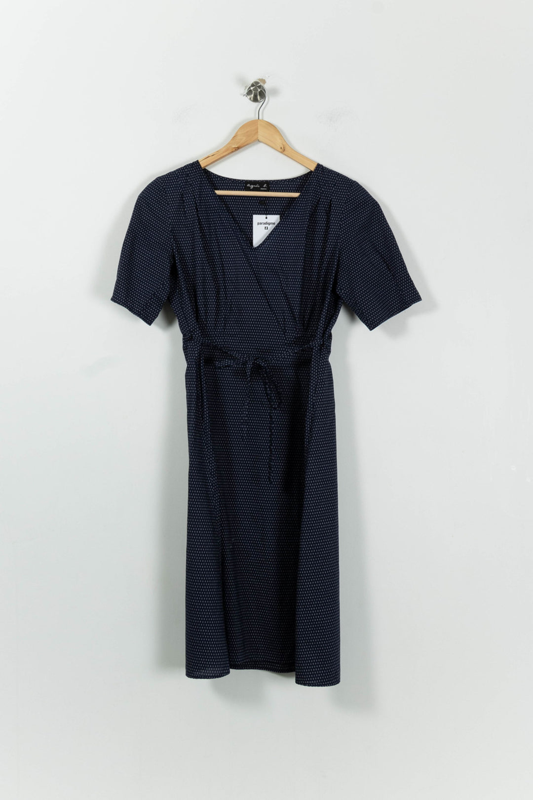 Robe Midi Bleue - Taille L/40 de la marque Agnès b. | PARAD84712 - Vendu par Paradigme - Image 2
