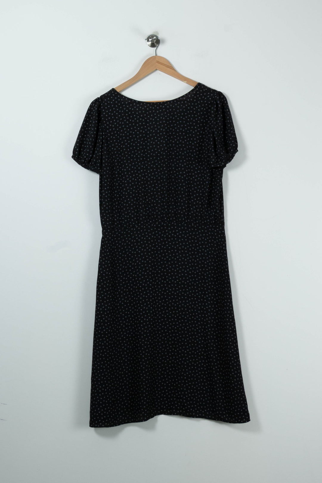 Robe Midi Bleue à Pois Blancs - Taille L/40 de la marque Agnès b. | PARAD84715 - Vendu par Paradigme - Image 4