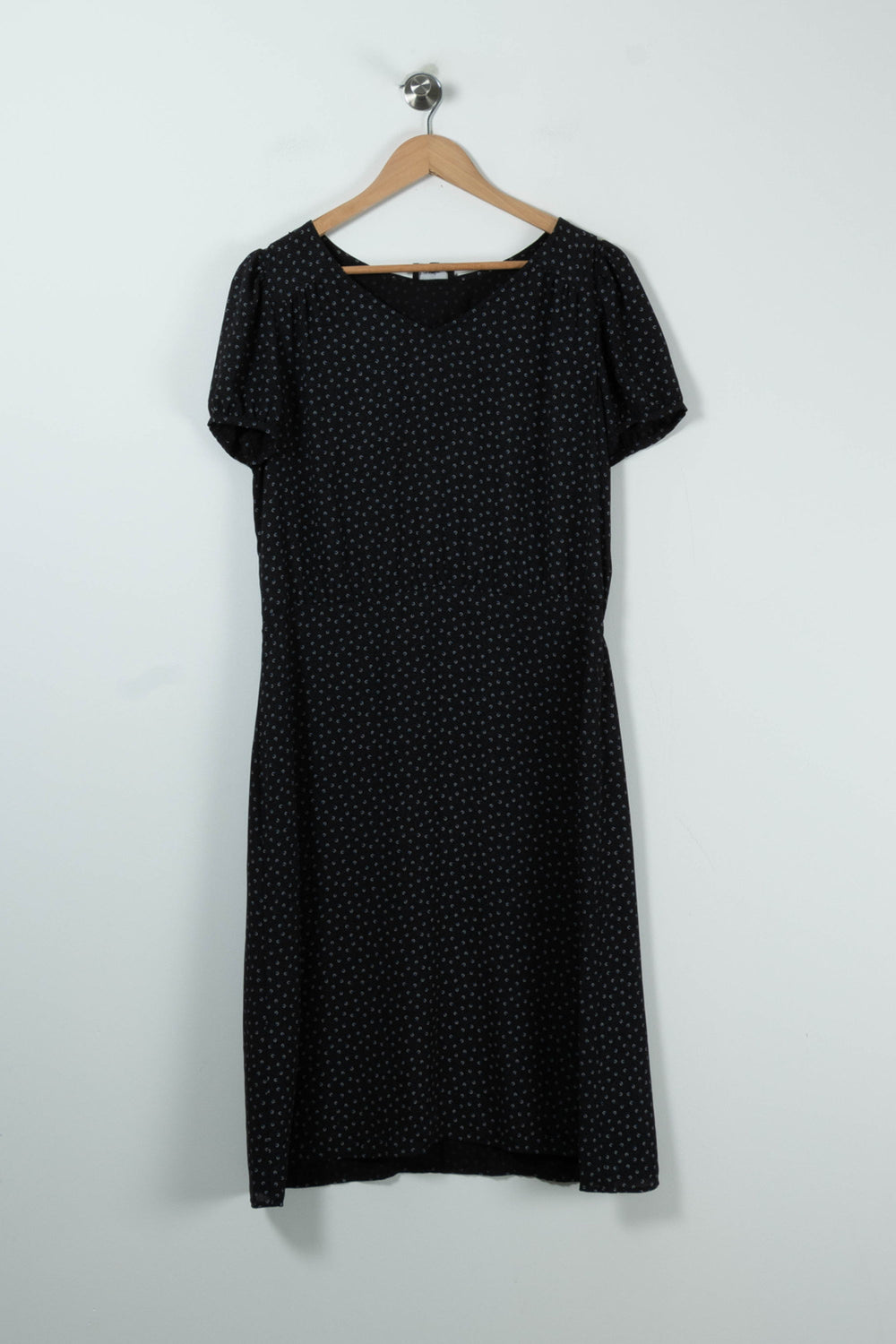 Robe Midi Bleue à Pois Blancs - Taille L/40 de la marque Agnès b. | PARAD84715 - Vendu par Paradigme - Image 2