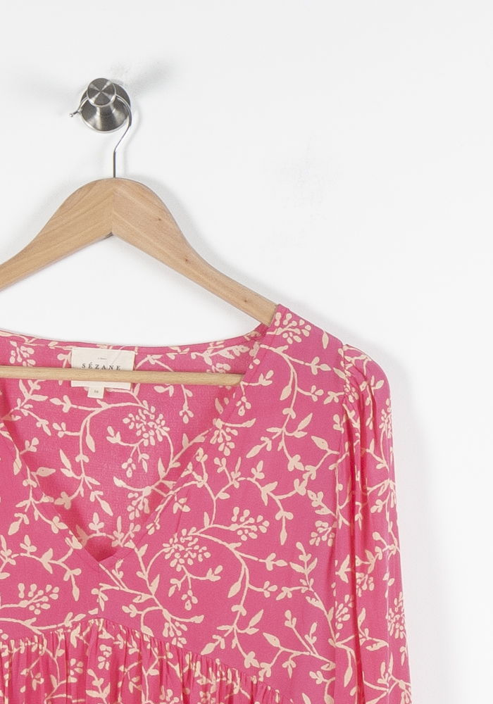 Blouse Rose et Blanche - Taille M/38 de la marque Sézane | PARAD84717 - Vendu par Paradigme - Image 3