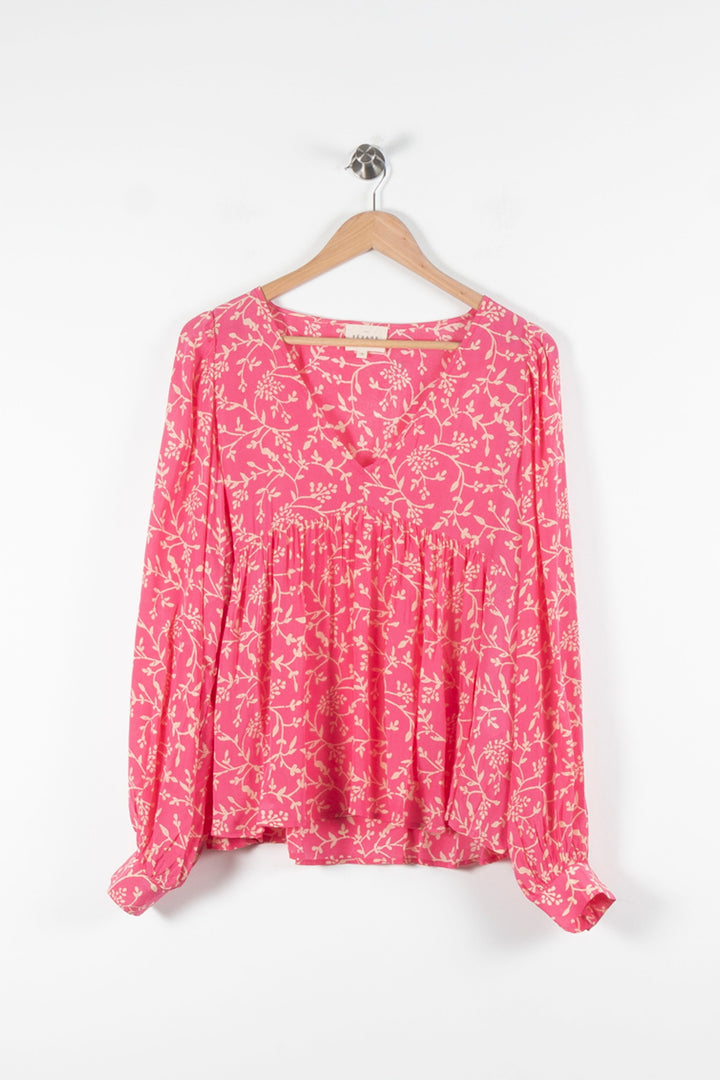Blouse Rose et Blanche - Taille M/38 de la marque Sézane | PARAD84717 - Vendu par Paradigme - Image 2