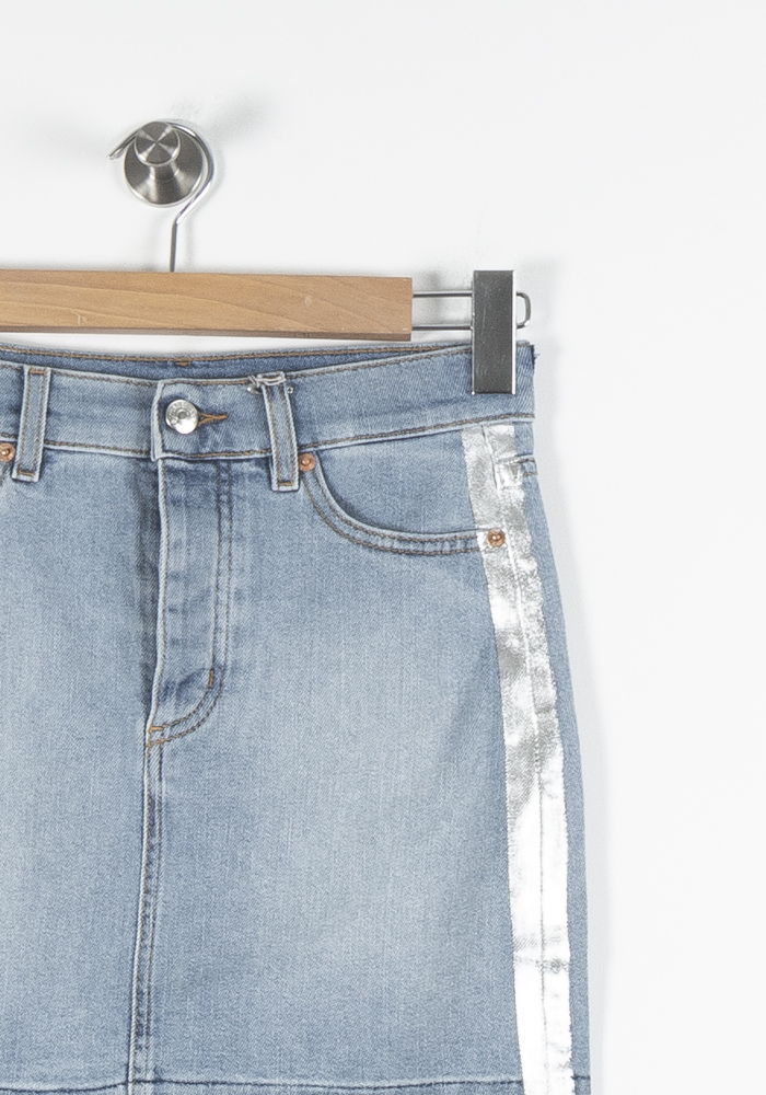 Jupe Courte Bleu et Argenté - Taille XS/34 de la marque Zadig&Voltaire | PARAD84723 - Vendu par Paradigme - Image 3