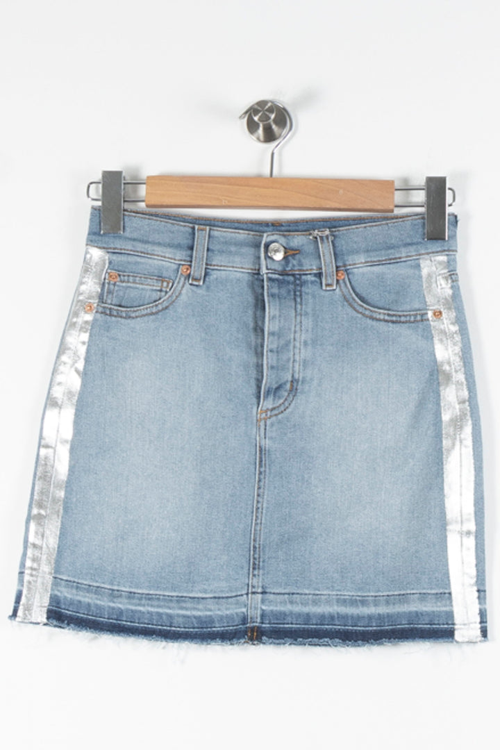 Jupe Courte Bleu et Argenté - Taille XS/34 de la marque Zadig&Voltaire | PARAD84723 - Vendu par Paradigme - Image 2