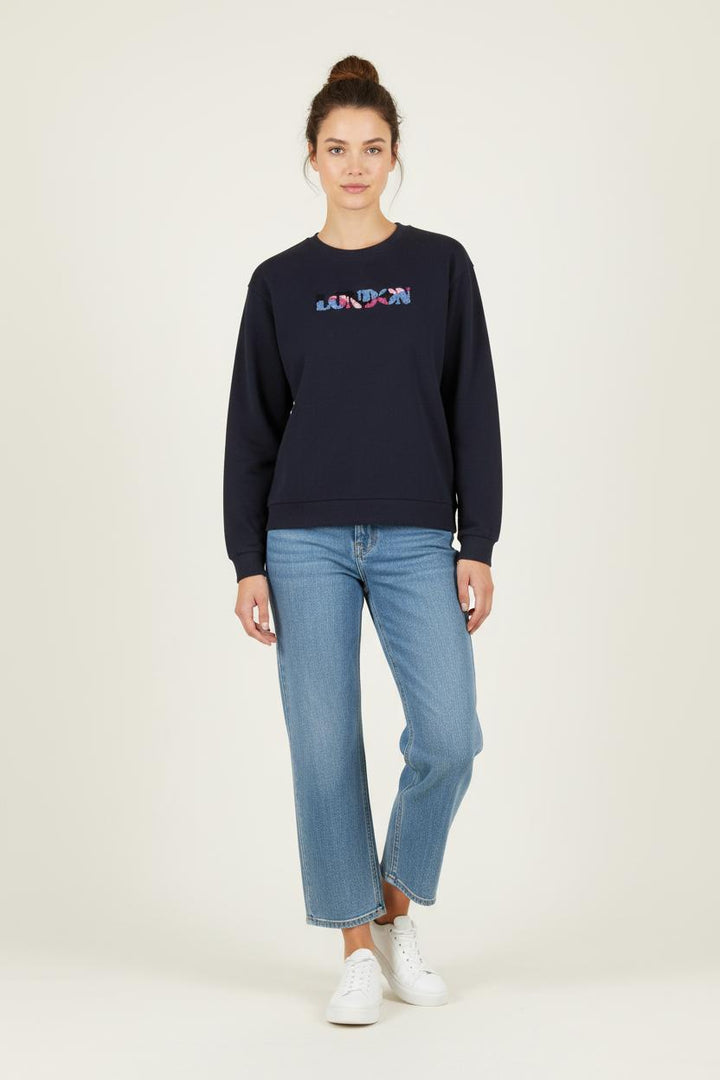 Sweat Bleu - Taille S/36 de la marque La Fée Maraboutée | PARAD84732 - Vendu par Paradigme - Image 1