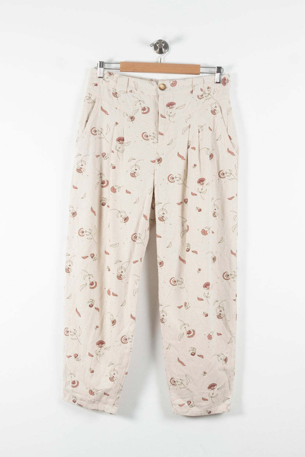 Pantalon Blanc et Rose - Taille L/40 de la marque Des petits hauts | PARAD84734 - Vendu par Paradigme - Image 2