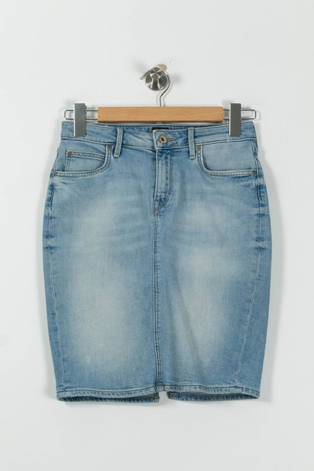 Jupe En Jean Bleue - Taille S/36 de la marque Lee | PARAD84739 - Vendu par Paradigme - Image 2