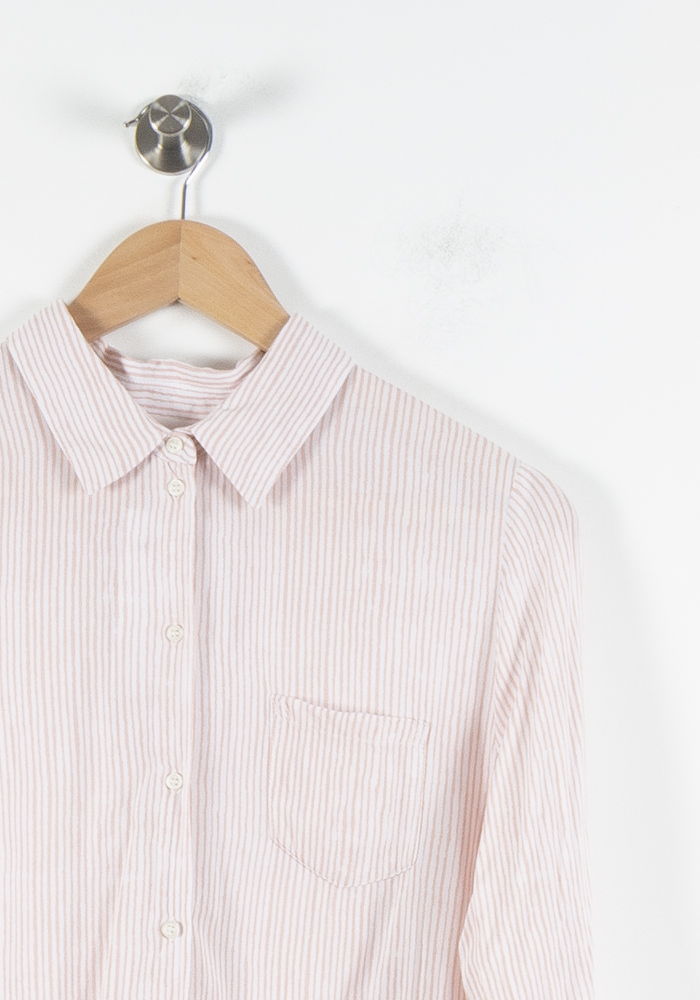 Chemise Rayée Rose et Blanche - Taille S/36 de la marque Sud express | PARAD84758 - Vendu par Paradigme - Image 3