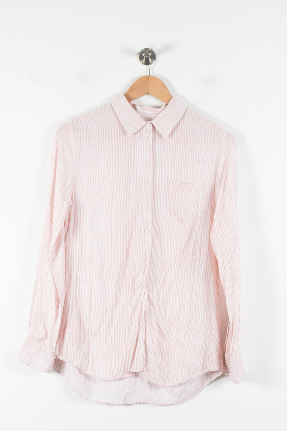 Chemise Rayée Rose et Blanche - Taille S/36 de la marque Sud express | PARAD84758 - Vendu par Paradigme - Image 2