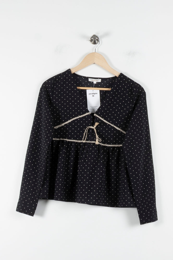 Blouse Bleu et Blanc - Taille S/36 de la marque Grace & Mila | PARAD84763 - Vendu par Paradigme - Image 2