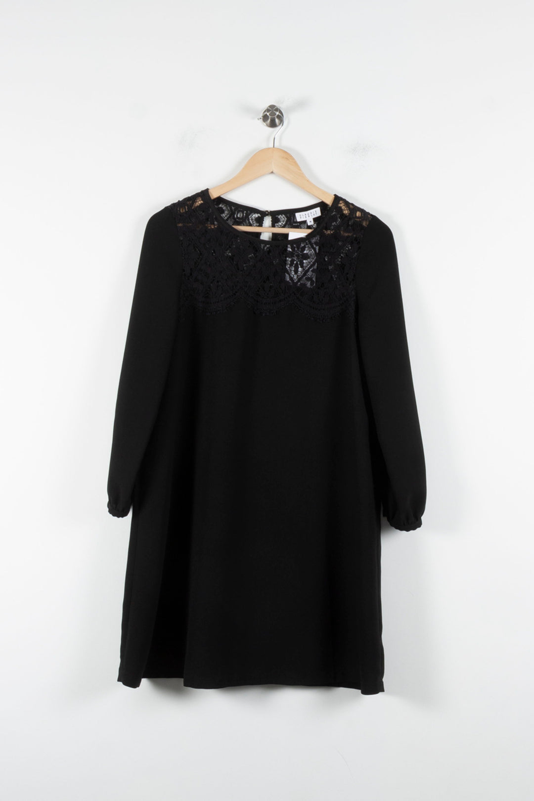 Robe Droite Noire - Taille S/36 de la marque Claudie Pierlot | PARAD84767 - Vendu par Paradigme - Image 2