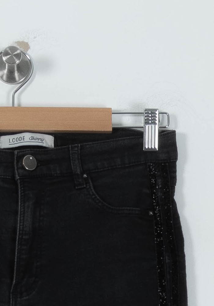 Jean Noir - Taille L/40 de la marque I.Code | PARAD84780 - Vendu par Paradigme - Image 3