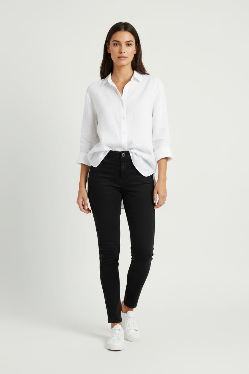 Jean Noir - Taille L/40 de la marque I.Code | PARAD84780 - Vendu par Paradigme - Image 1