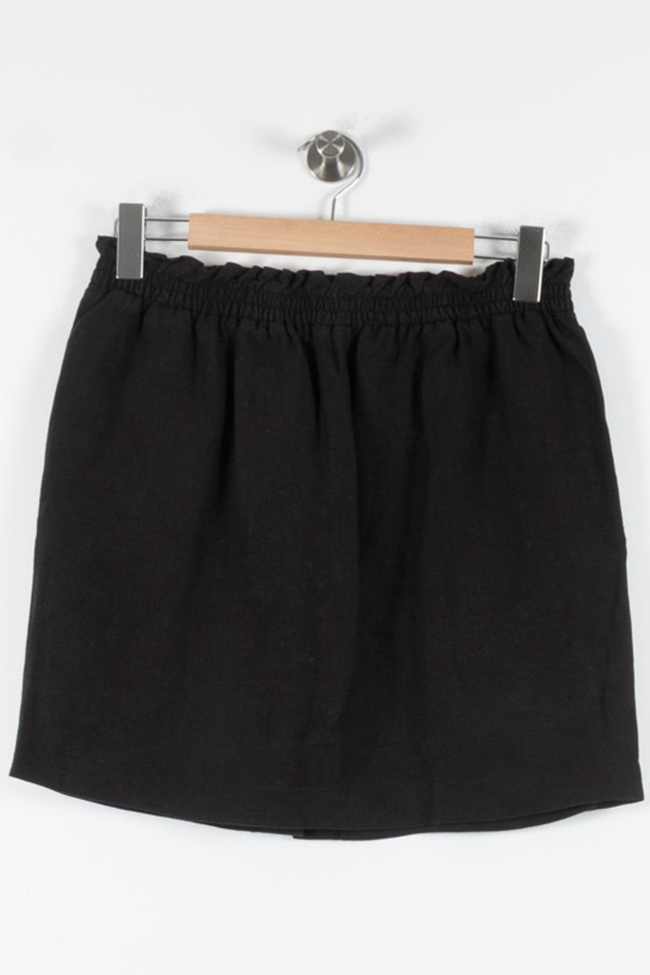 Jupe Boutonnée Noire - Taille L/40 de la marque I.Code | PARAD84783 - Vendu par Paradigme - Image 4