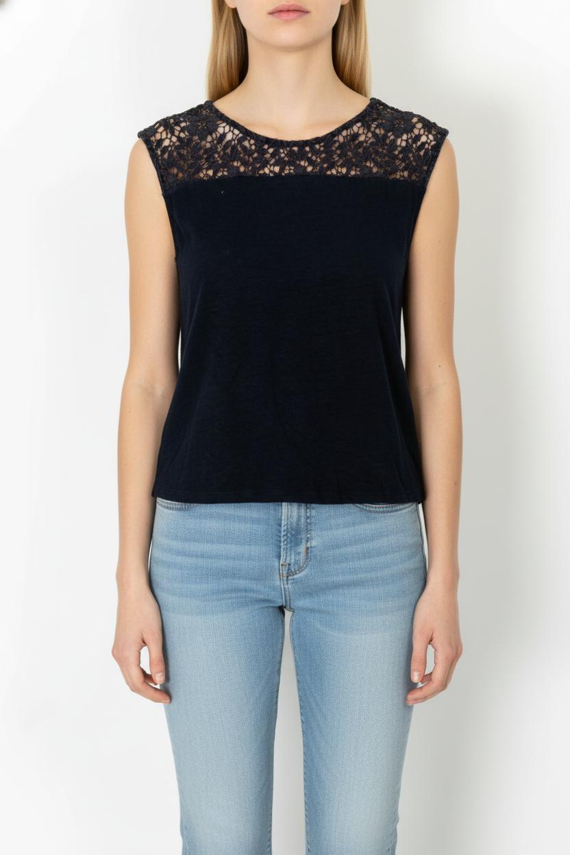 Débardeur Bleu - Taille M/38 de la marque Comptoir des Cotonniers | PARAD84787 - Vendu par Paradigme - Image 1