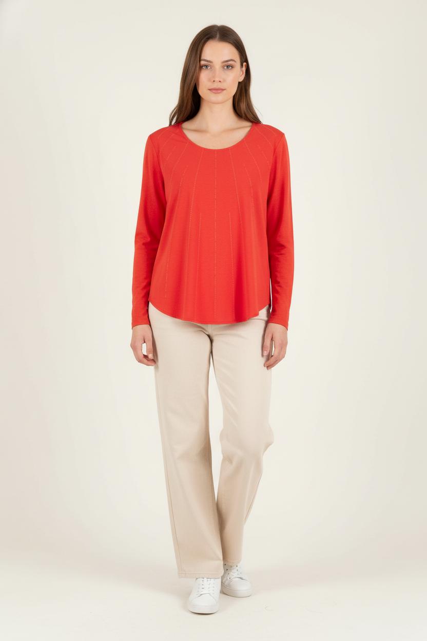 Blouse Rouge - Taille M/38 de la marque Comptoir des Cotonniers | PARAD84789 - Vendu par Paradigme - Image 1